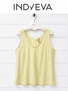 INDYEVA Pale Yellow Ultralight Tank Top – Size XL